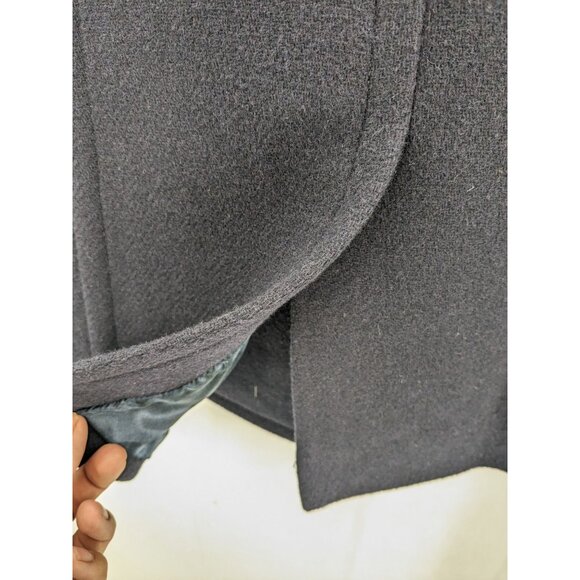 J.Crew Peacoat Women Size 00 Stadium Cloth Wool Blend Double Breasted Nautical - Picture 10 of 16